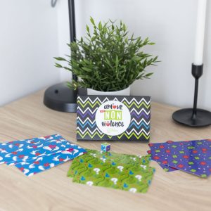 Jeu de cartes - En amour, je dis non à la violence.